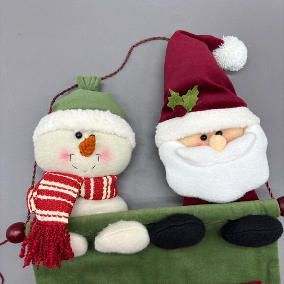 Christmas Advent Calendar Santa Snowman Felt Fabric Countdown by Prima Creations - Picture 4 of 6